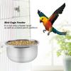 Bird Cage Food Water Feeder Bowl   Rack Parrot Parakeet Cage Accessories