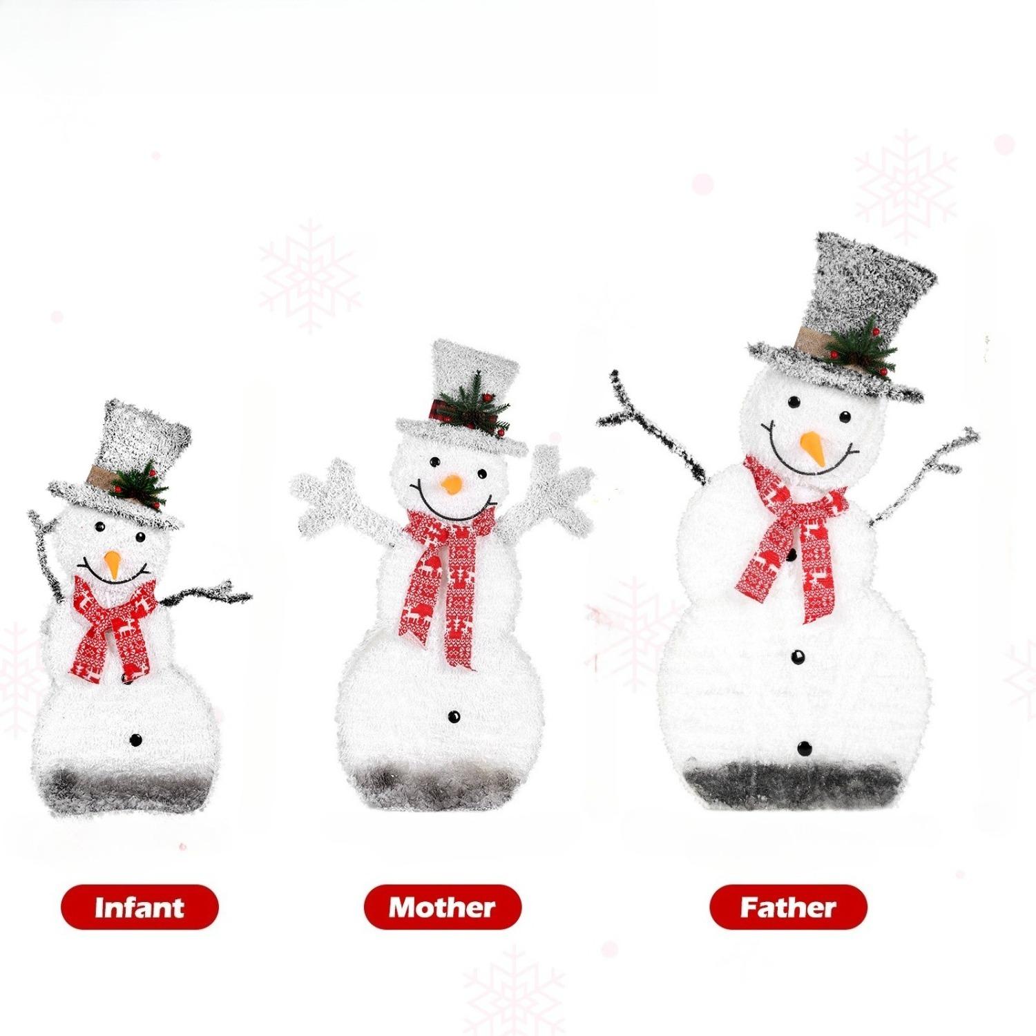 

Светодиодная лампа-снеговик - Теплое белое свечение с мерцающим эффектом, Отдельно стоящий рождественский декор для стола/каминной полки для использования в помещении/на улице (Аккумулятор № белый