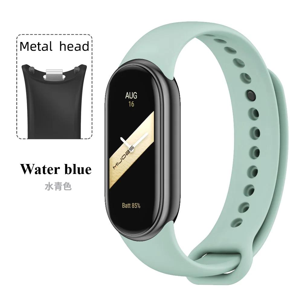 Sport Silicone Strap for Xiaomi Mi Band 9 NFC Replacement Bracelet Belt for Xiaomi Mi Band 8/9/10 Wriststrap Smart Watch Accessories