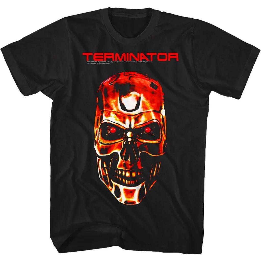 Vintage Y2k Classic Moive T Shirtsclassic Movie Joint Terminator The Terminator Retro Tshirt Print Cottontees Casual Loose Tops