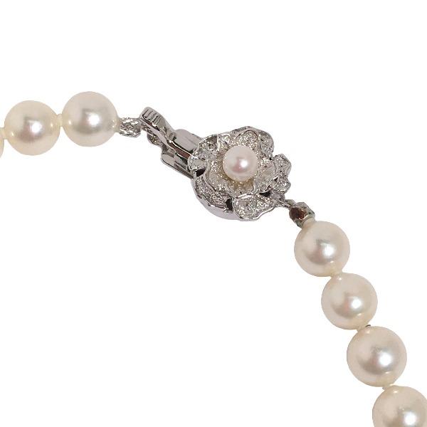 Akoya Pearl 53 grains Necklace Pearl white Women Used