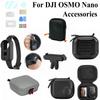 For DJI OSMO Nano Magnetic Adapter Storage Bag Protective Case Sports Camera Wrist Bag Strap Tempered Glass Screen Accessories