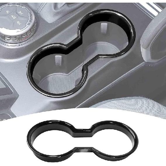 for Bronco Front Cup Holder Trim Cover Red for Ford Bronco 2024 up Red Interior Accessories