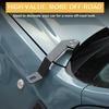 Carbon Steel Black For Ford Maverick -2026 Hood Headlight Bracket Pillar Hood Mount Holder Trim Exterior Accessories
