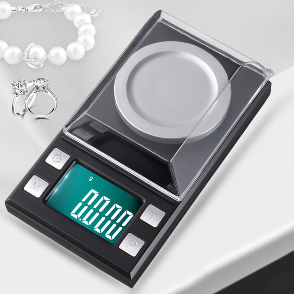 0.001g High Precision Portable Mini LCD Digital Electronic Scale for Weighting Jewelry Gold