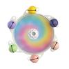 Parrots Spinner Rattle Parakeets Interactive Colorful Toy Wheel Budgerigar Nibble Toy with Rotating Function Birdcage Toy