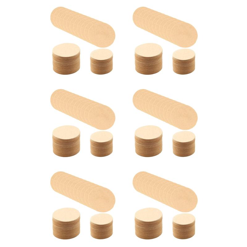 2100 Pcs Replacement Paper Filters Round Coffee Maker Filters Disposable For Aerobie Aeropress Coffee коричневый
