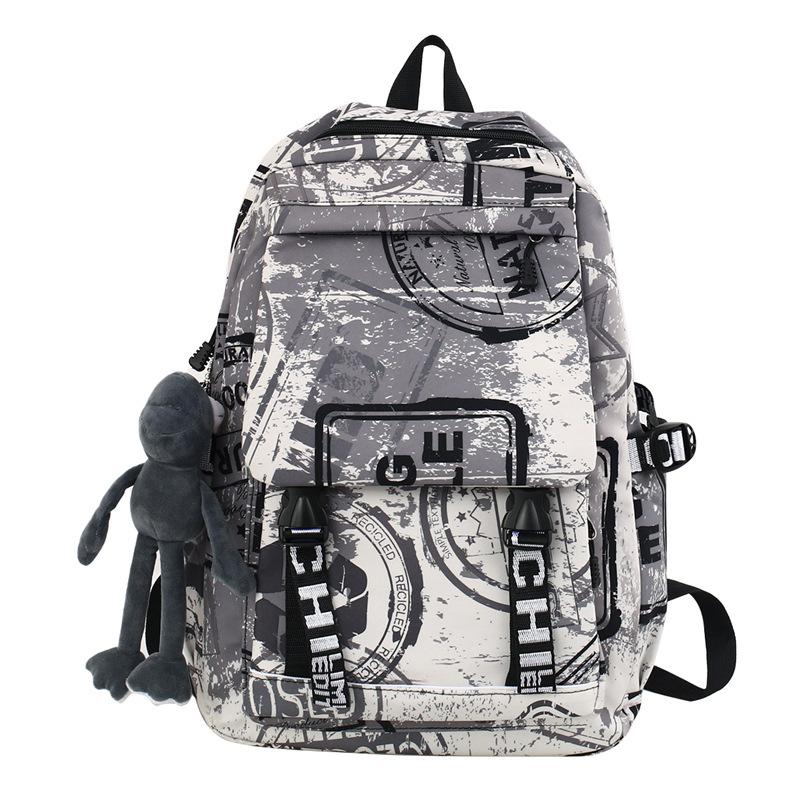Backpack Women's Large Capacity Junior High School Student School Bag Men's Casual Versatile Sports Backpack