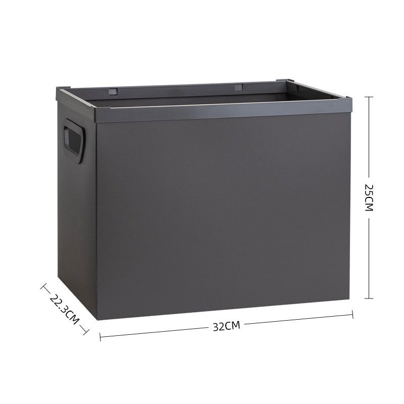 Folder Test Paper Storage Box Office Supplies Plastic Material Storage Box Desktop Shelf Hanaper Foldable