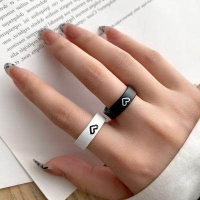 Couple Ring Color Matching Love Couple Ring