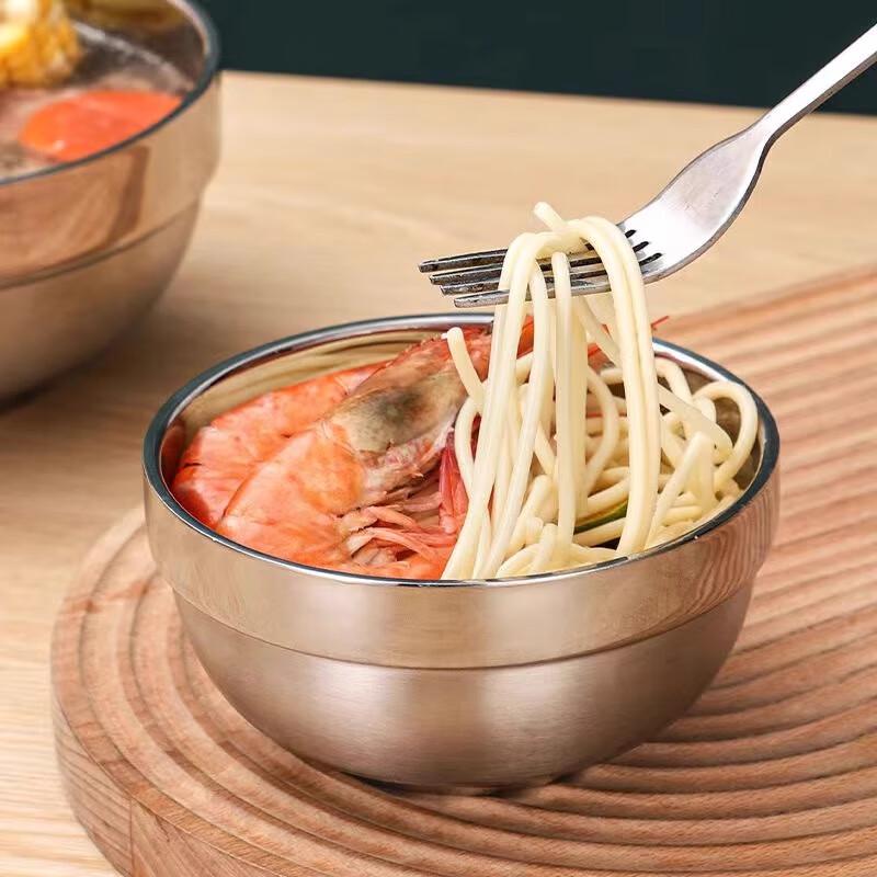 Molona 304 Stainless Steel Double-Layer Insulated Rice Bowls