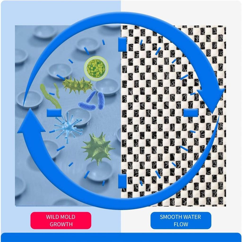 Grenzüberschreitende Rutschfeste Badezimmer-Dusch-Massage-Matte - Großer Maschenboden Vollständige Bodenabdeckung