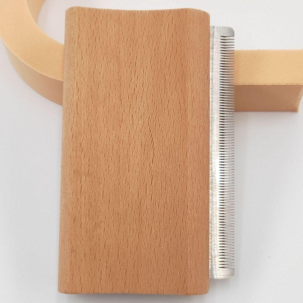 Wood Color Dog Hair Removal Comb Stainless Steel Horse Brush Multipurpose Pet Supplies