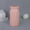 Modern Flower Vase White Pink Blue Plastic Vase Flower Pot Basket Nordic Home Living Room Decoration Ornament Flower Arrangement