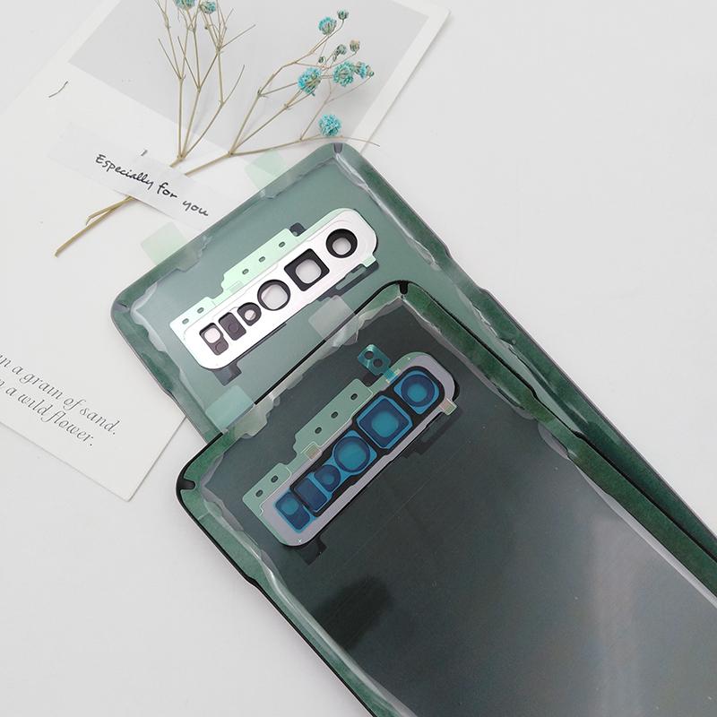 Originale Rückseite für Samsung Galaxy S10 5G SM-G973F Akkuabdeckung Gehäusepanel Reparaturteile & Kameralinsenrahmen