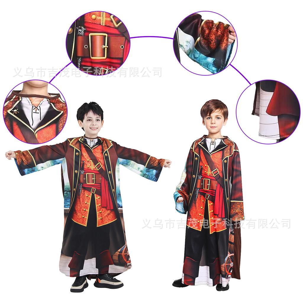 Hot sale cos children's costumes, Halloween Christmas carnival party cute boy performance costumes