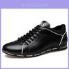 Luxurious Casual Fashion Big Size Shoes For Breathable Leather Leisure Men Sneakers