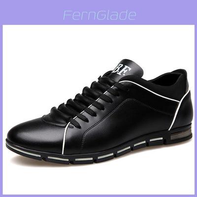Luxurious Casual Fashion Big Size Shoes For Breathable Leather Leisure Men Sneakers