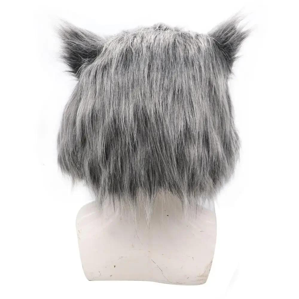 Maschera Casco Inosuke Hashibira Halloween 2025 Demon Slayer Kimetsu No Yaiba Cosplay Mantello Capelli Maschera di Maiale Copricapi