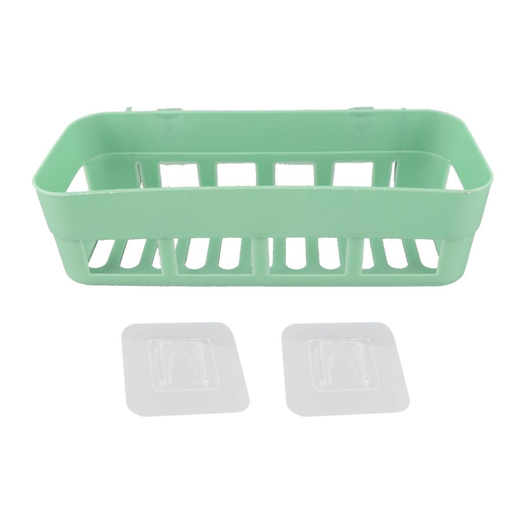 Bathroom Floating Shelves Rectangular Strong Adhesive Multifunctional Wall Mounted Bathroom Shelves