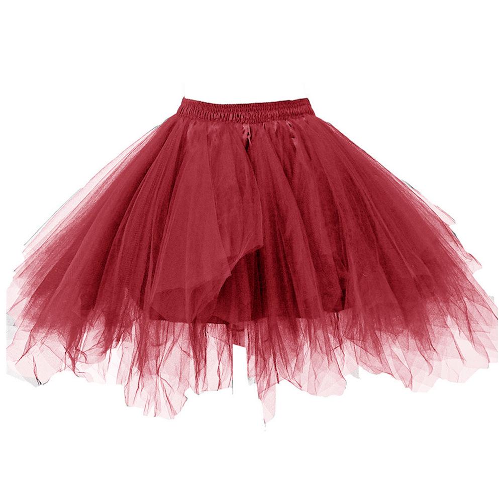 Mesh Princess Tutu Skirt for Kids - Puffy Ballet Dance Costume Skirt