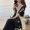 Women's Cashmere Blend Double-Sided Scarf - Autumn/Winter Warm Shawl, Versatile High-End Fashion
