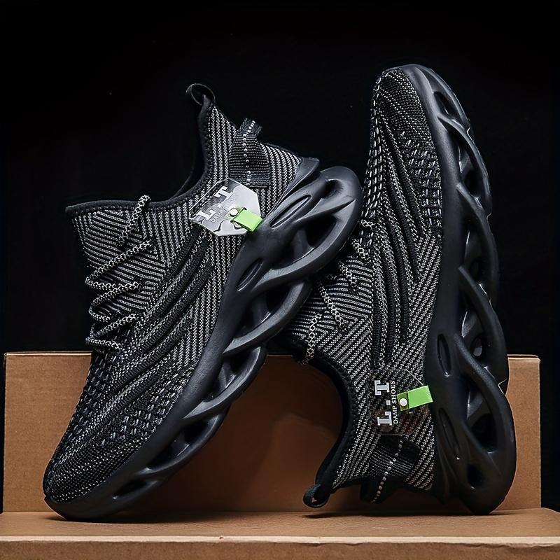 36-48 Men's and Women's Sneakers,Men's Knitted Breathable Lace Up Running Shoes,Lightweight and Comfortable Sneakers