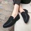 Fashion Men Leather Casual Shoes Spring Men Flats Loafers Slip On Male Oxfords Office Dress Shoes Moccasins Male Driving Shoe