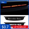 Car Sticker 1pcs PVC Car Logo Brake Light Projection Board Sticker Emblem Accessories For Mercedes Benz AMG A C E Class A200 E30