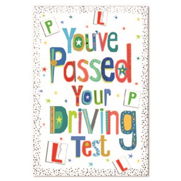 Simon Elvin You Have Passed Your Driving Test Greetings Card (Pack of 6)