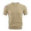 Men's Casual Short Sleeve T-shirt 2026 New Bone Flower Solid Color O-neck Fashion Breathable Comfortable Summer Versatile Top