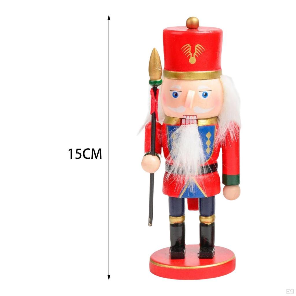 Nutcracker Figurine for Party Festive Bookcase Desktop Decorative