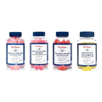 [Dr.Brian] Vitamingummi 100 Stück (4Typen) / Biotin, Vitamin C, Vitamin D