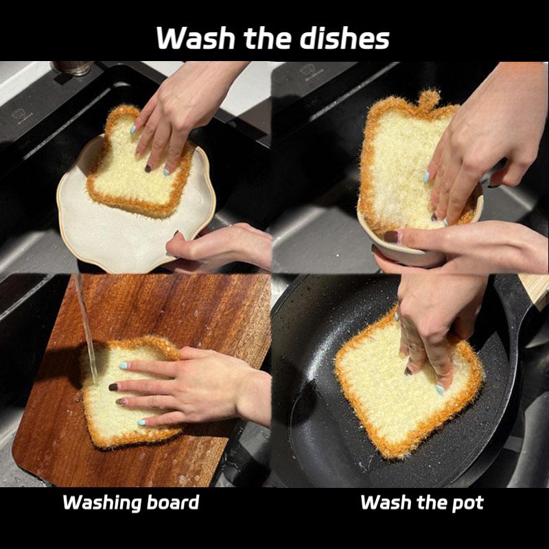 Acrylic Bread Dish Towel, Cleaning Cloth, Multifunctional Dishwashing Cloth
