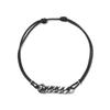 Jbans Classic Antique Chain Point String Knot Bracelet (C2503Ac1310_Bk)