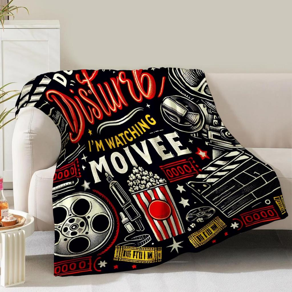 Skull Floral Blanket Gifts for Women Girls Mom Kids Adults Teen Birthday Christmas Valentine Presents Horror Theme Decor Home