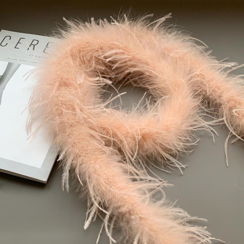 Colored Feather Strips, Ostrich Hair, Top Strips, Dance Costumes DIY Decorative Materials, Clothing Accessories