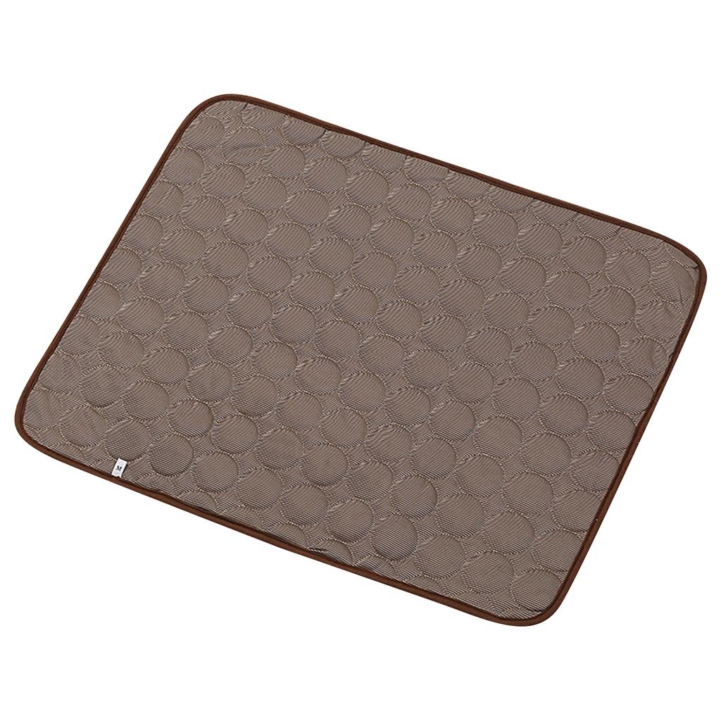 Pet Cooling Mat Dog Bed Summer Breathable Cooling Pad for Dogs Cats Ice Silk Fabric Cooling Mat for Pets Indoor Outdoor Use