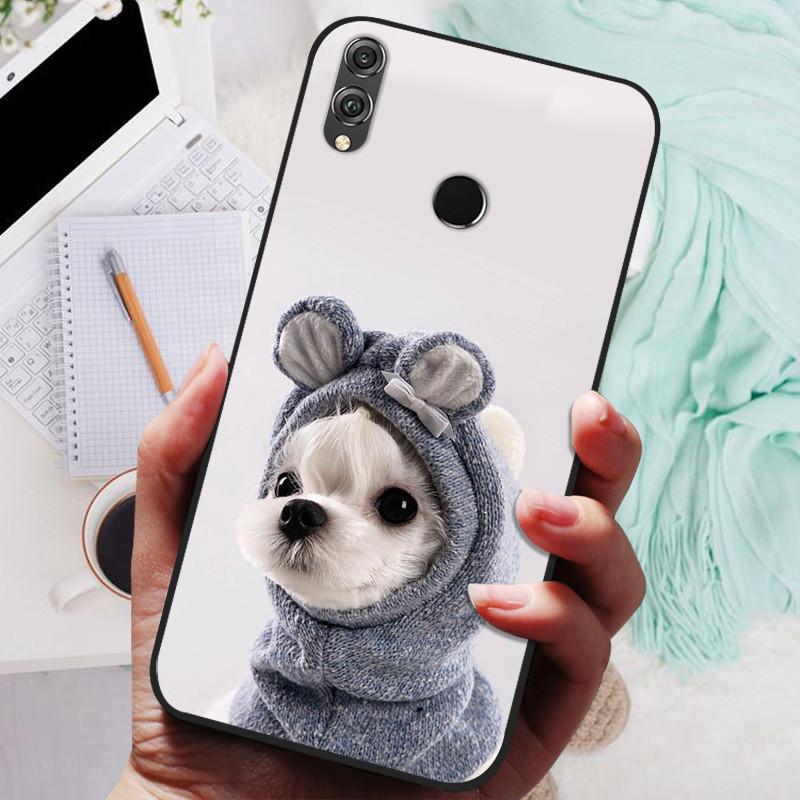 For Huawei honor 8x Case Silicone Luxury Cat Marble Soft Bumper Cover for Huawei honor 8x Max Protective Capas honor8x Max Funda