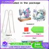 2pcs Sewing Machine Theme 2D/Flat DIY Hanging Diamond Art Kits Special Shape Diamond Art Pendant DIY Home Decor Hanging Charm