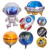 Space Birthday Party Decorations: Moon, Astronaut, Spaceship & Rocket Balloons