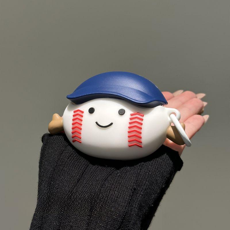 

Чехол для наушников Xiaomi Buds4pro Bluetooth Защитный чехол Xiaomi Buds4 Нишевый стиль Силиконовый Ударопрочный Мягкий чехол Индивидуальность Мужчины и Женщины Тренд Xiaomi Buds5 Pro Blue Hat Baseball [Single Shell]]