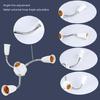 Adjustable 3/4/5/6 in 1 E27 Splitter Socket Adapter E27 Standard LED Bulbs