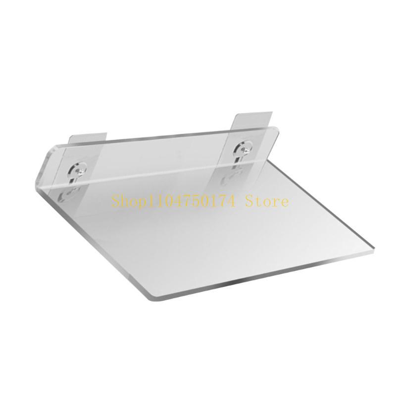 Acrylic Storage Rack Wall Mounted Organizer Clear Floating Display Shelf No Punching Organization for Bathroom Kitchen top sale