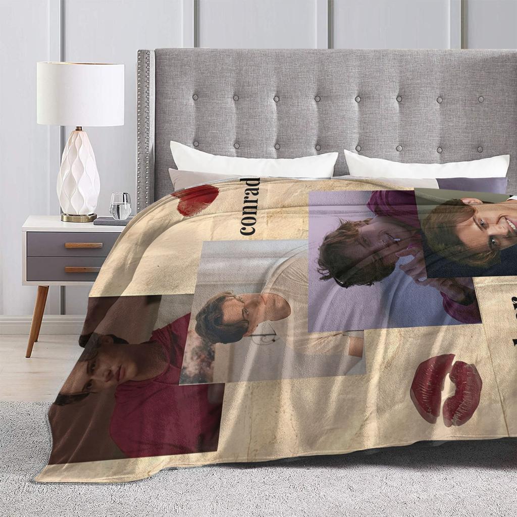 Conrad Fisher The Summer I Turned Pretty Blanket Multi-size Warm Cozy Fluffy Throw Blankets for Couch Sofa and Bed