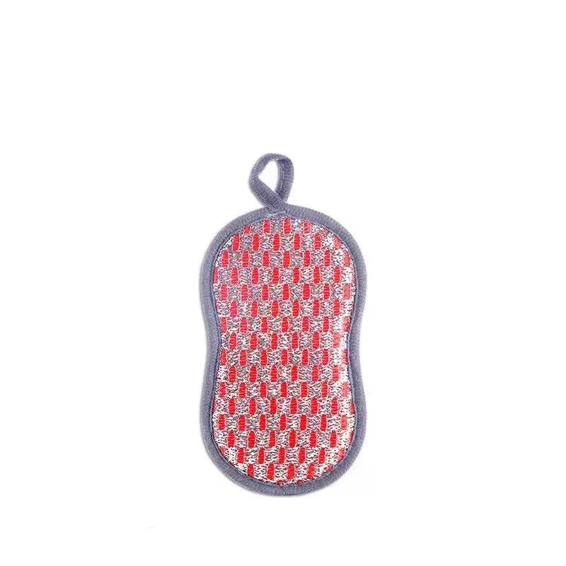 10-1Baijiebu Küchenspültuch Schwammblock Reinigungsbürste Doppelseitiges Nicht-Öl-Fasertuch Magisches Abwischen Topf Artefakt