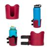 ROBOCUP Plus Accessory XL Expandable Cup Holder with Large Ideal for Golf and Work (Red) Add-on Capacity, Boats, Carts, Walkers, Wheelchairs, (1 Pc)