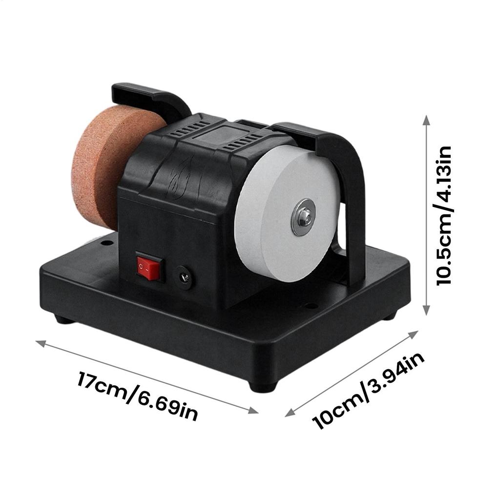 Sharpening Wheel Electric Grinding Polishing Buffer Jewelry Buffing Bench Grinder Tool For Cutter Making Wood Metalworking