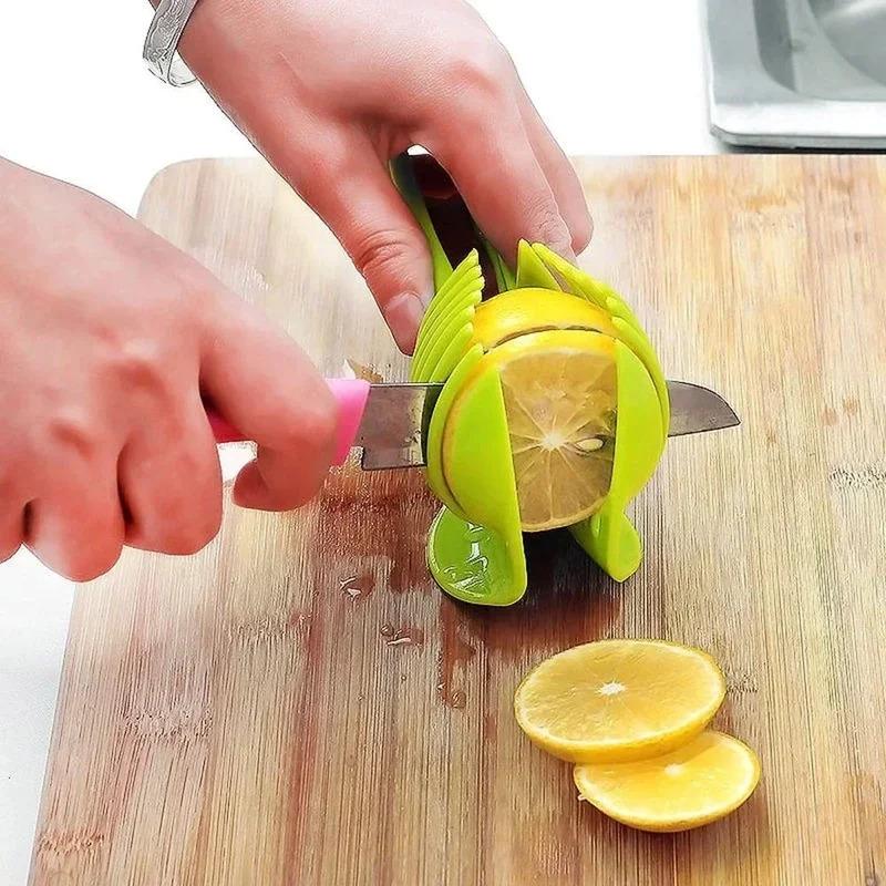 Nerezová kuchyň ruční kráječ pomeranče citron kráječ rajčat klip na krájení ovoce kráječ cibule kráječ na kuchyňské předměty příslušenství