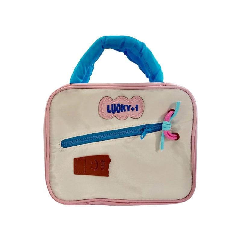 Large capacity travel and business washing bag, cosmetic storage bag розовый
